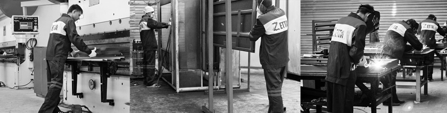 Технология изготовления металлических дверей Zetta